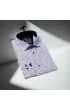 Slim Fit Uzun Kol Desenli Erkek Gömlek 3GMK311200014
