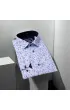 Slim Fit Uzun Kol Desenli Erkek Gömlek 3GMK321206002