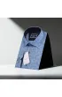 Slim Fit Uzun Kol Desenli Erkek Gömlek 3GMK311208003