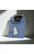 Slim Fit Uzun Kol Desenli Hakim Yaka Erkek Gömlek 3GMK321210003