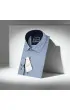 Slim Fit Uzun Kol Desenli Erkek Gömlek 3GMK321212002