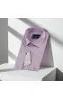 Slim Fit Saten Uzun Kol Universal Manşet Düz Renk Erkek Gömlek 3GMK321213007
