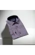 Slim Fit Uzun Kol Desenli Erkek Gömlek 3GMK331220006