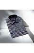 Slim Fit Uzun Kol Desenli Erkek Gömlek 3GMK331220007