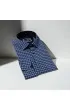 Slim Fit Uzun Kol Desenli Erkek Gömlek 3GMK331220015