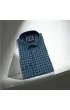 Slim Fit Uzun Kol Desenli Erkek Gömlek 3GMK321221001