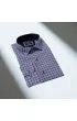 Slim Fit Uzun Kol Desenli Erkek Gömlek 3GMK321221002