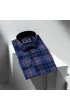 Slim Fit Uzun Kol Desenli Erkek Gömlek 3GMK321221007