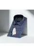 Slim Fit Uzun Kol Desenli Erkek Gömlek 3GMK321221008