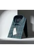 Slim Fit Uzun Kol Desenli Erkek Gömlek 3GMK321221009