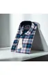 Slim Fit Uzun Kol Desenli Erkek Gömlek 3GMK321221015