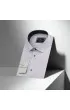 Slim Fit Kısa Kol Düz Renk Saten Erkek Gömlek 3GMK311224A13