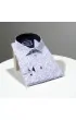 Slim Fit Uzun Kol Desenli Erkek Gömlek 3GMK321227001
