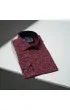 Slim Fit Uzun Kol Desenli Erkek Gömlek 3GMK321227003