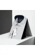 Slim Fit Uzun Kol Desenli Erkek Gömlek 3GMK321239001