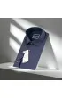 Slim Fit Uzun Kol Desenli Erkek Gömlek 3GMK321239006