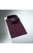 Slim Fit Uzun Kol Düz Renk Saten Erkek Gömlek 3GMK331244014