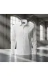 Slim Fit Uzun Kol Düz Renk Saten Erkek Gömlek 3GMK321255002