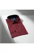 Slim Fit Uzun Kol Desenli Erkek Gömlek 3GMK311267005