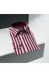 Slim Fit Uzun Kol Desenli Erkek Gömlek 3GMK311268003