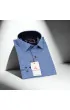 Slim Fit Uzun Kol Desenli Erkek Gömlek 3GMK311279002