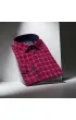 Slim Fit Uzun Kol Desenli Erkek Gömlek 3GMK311286004
