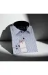 Slim Fit Uzun Kol Desenli Erkek Gömlek 3GMK311349003 Slim Fit Uzun Kol Desenli Erkek Gömlek 3GMK311349003