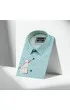 Slim Fit Kısa Kol Desenli Erkek Gömlek 3GMK321313004