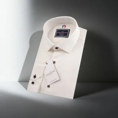 Slim Fit Uzun Kol Desenli Armürlü Jakar Erkek Gömlek 3GMK321318002 - Giovanni Fratelli
