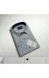 Slim Fit Kısa Kol Dijital Baskılı Desenli Erkek Gömlek 3GMK311326003