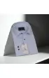 Slim Fit Uzun Kol Desenli Armürlü Jakar Erkek Gömlek 3GMK311341003