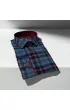 Slim Fit Uzun Kol Desenli Erkek Gömlek 3GMK311411004