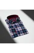 Slim Fit Uzun Kol Desenli Erkek Gömlek 3GMK311411007