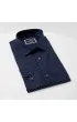 Slim Fit Uzun Kol Desenli Erkek Gömlek 3GMK311465008