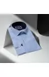 Slim Fit Uzun Kol Desenli Erkek Gömlek 3GMK311469003