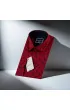 Slim Fit Uzun Kol Desenli Erkek Gömlek 3GMK311474002