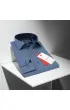 Slim Fit Uzun Kol Desenli Erkek Gömlek 3GMK311684005