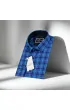 Slim Fit Uzun Kol Desenli Erkek Gömlek 3GMK311803001