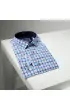 Slim Fit Uzun Kol Desenli Erkek Gömlek 3GMK311803002