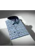 Slim Fit Uzun Kol Desenli Erkek Gömlek 3GMK311803004