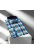 Slim Fit Uzun Kol Desenli Erkek Gömlek 3GMK311803005