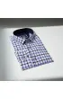 Slim Fit Uzun Kol Desenli Erkek Gömlek 3GMK311803006