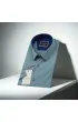 Slim Fit Kısa Kol Desenli Erkek Gömlek 3GMK341420004 Slim Fit Kısa Kol Desenli Erkek Gömlek 3GMK341420004