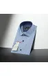 Slim Fit Kısa Kol Desenli Erkek Gömlek 3GMK321427007