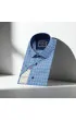 Slim Fit Kısa Kol Desenli Erkek Gömlek 3GMK321467004