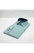 Slim Fit Uzun Kol Desenli Armürlü Jakar Erkek Gömlek 3GMK311479008
