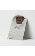 Büyük Beden Slim Fit Kısa Kol Desenli Armürlü Jakar Erkek Gömlek 4GMK311608002