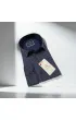 Slim Fit Uzun Kol Desenli Erkek Gömlek 3GMK322129007