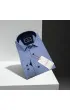 Slim Fit Uzun Kol Desenli Erkek Gömlek 3GMK312135004