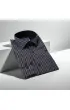 Slim Fit Uzun Kol Desenli Erkek Gömlek 3GMK312136002